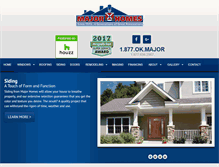 Tablet Screenshot of majorhomes.net